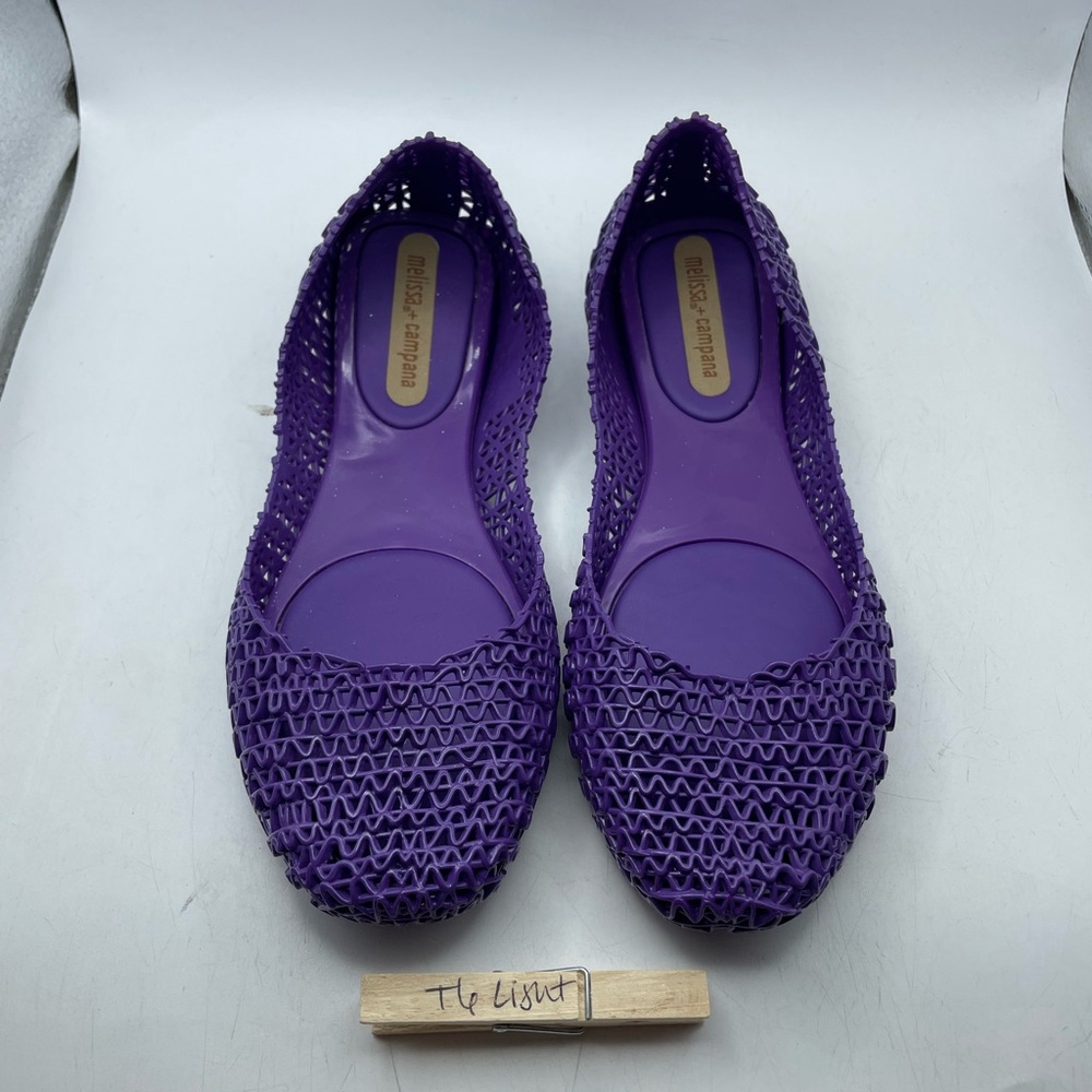 Melissa Purple Flats - Picture 3 of 9